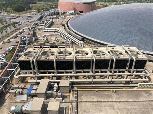 玻璃鋼冷卻塔效率低提高冷卻塔排風(fēng)量的方法